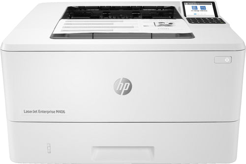 HP LaserJet Enterprise M406dn, Black and white, Printer for Business, Print, Compact Size; Strong Security; Two-sided printing; Energy Efficient; Front-facing USB printing HP LaserJet Enterprise M406dn, Black and white, Printer for Business, Print, Compact Size; Strong Security; Two-sided printing; Energy Efficient; Front-facing USB printing